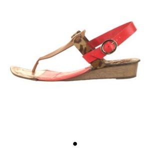 DVF Wedge Sandals, Sz 9